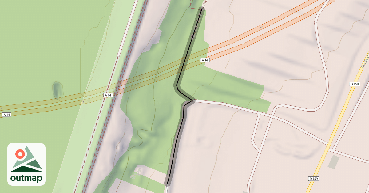 Map of Chemin de la Ruelle