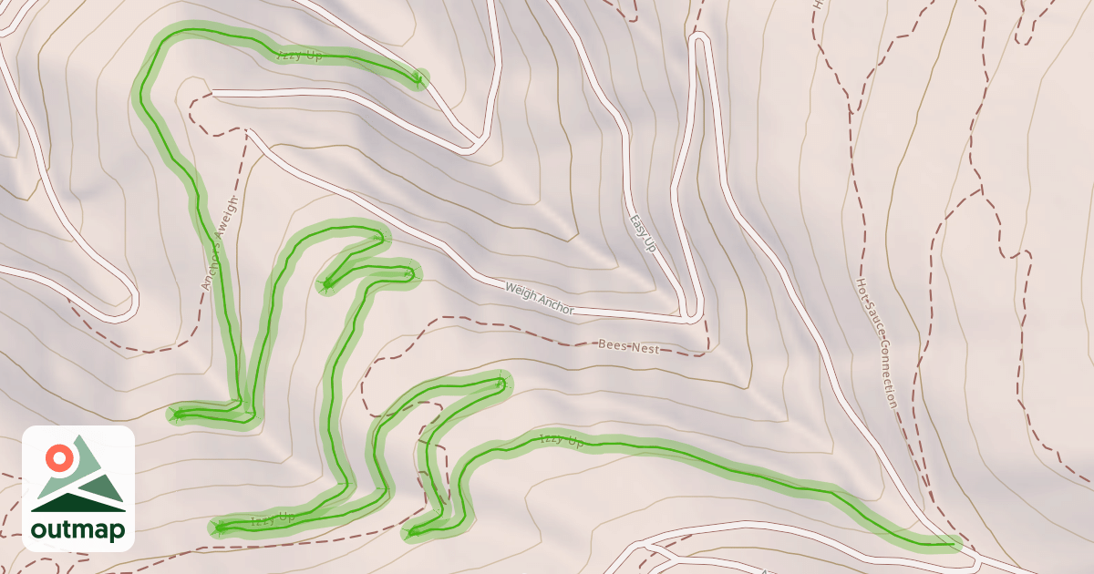 Map of Izzy Up