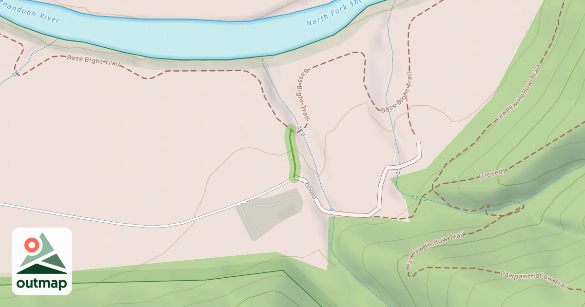 Map of Bass Bight Trail