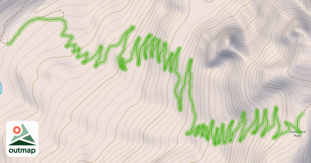 Map of West Fork Rock Creek Trail