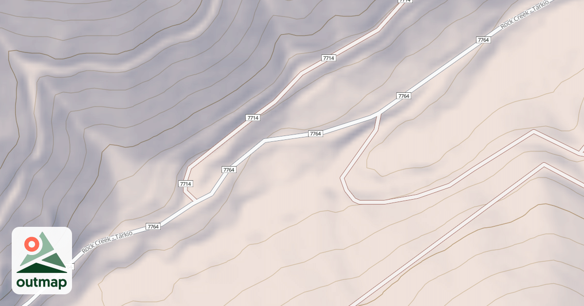 Map of ROCK CREEK - TARKIO
