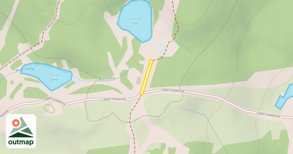 Map of Baden Powell Trail