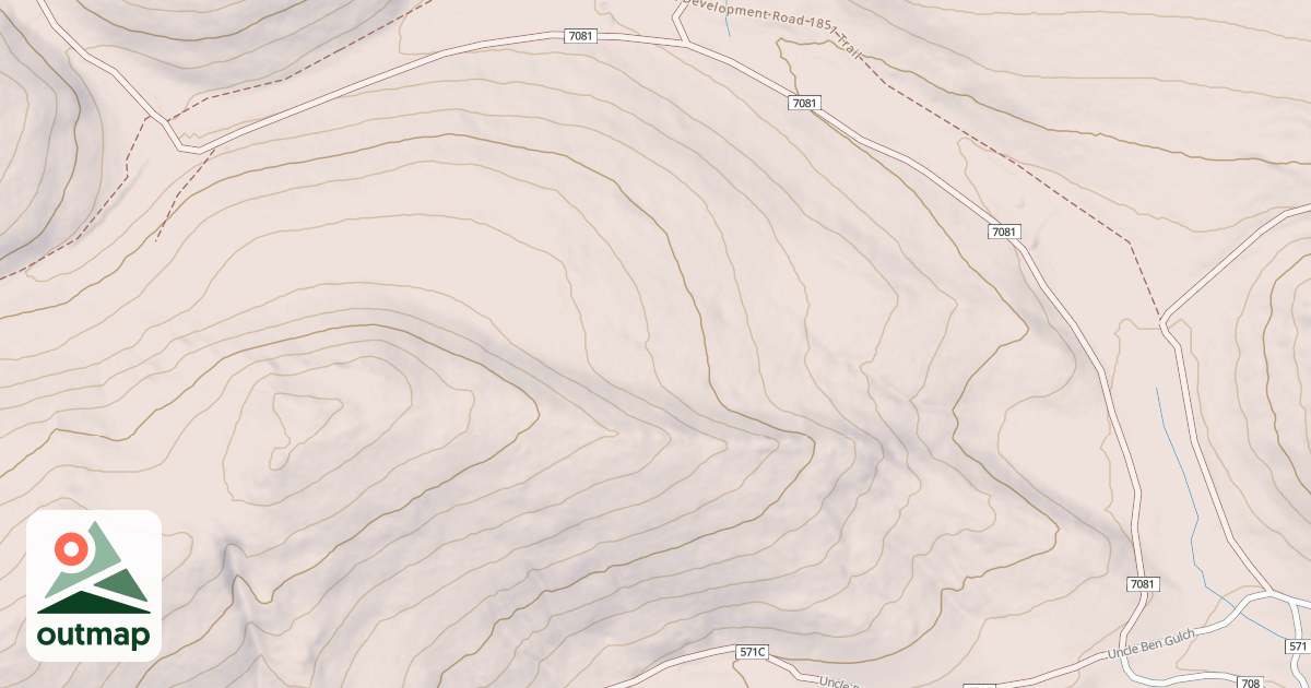 Map of ESMERALDA HILL