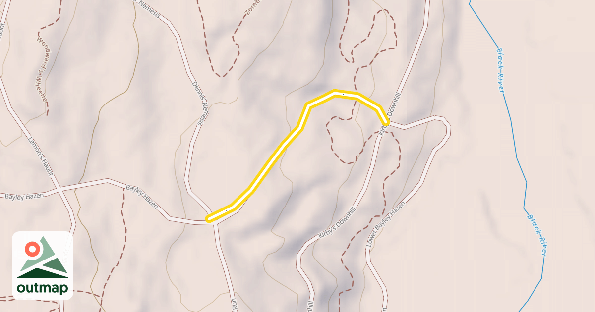 Map of Bailey Hazen