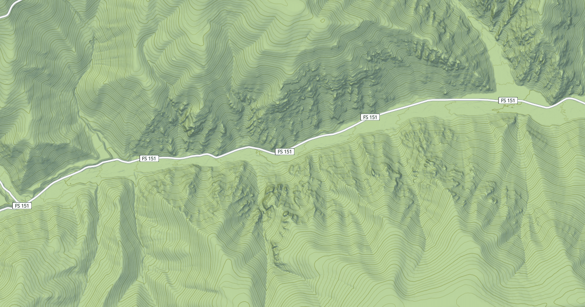 Map preview of MARTEN CREEK ROAD