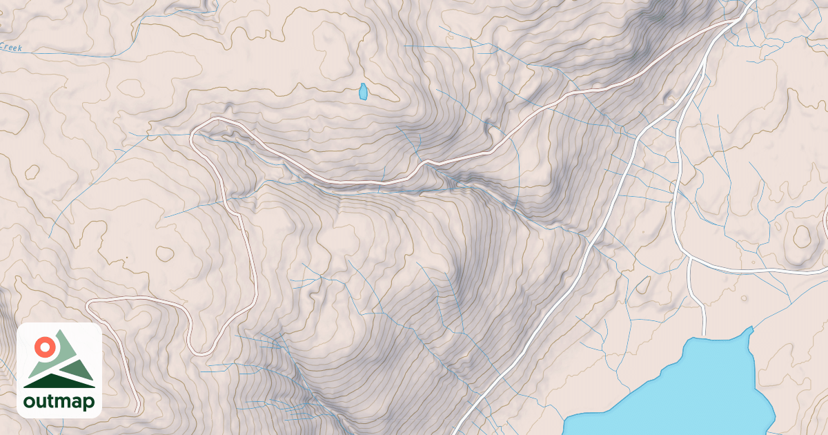 Map of CANYON SPUR