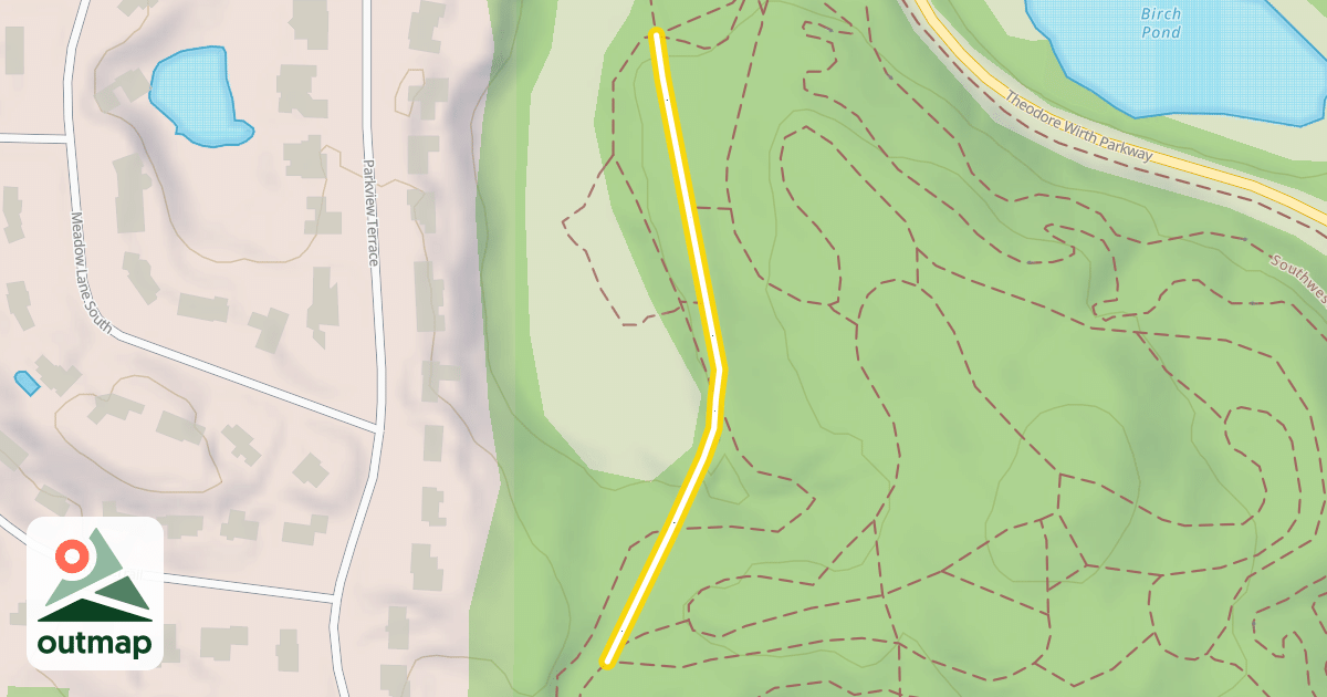 Map of Quaking Bog Trail