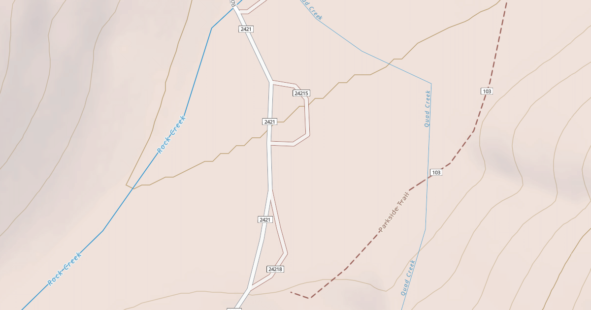 Map preview of DISPERSED CAMPSITE