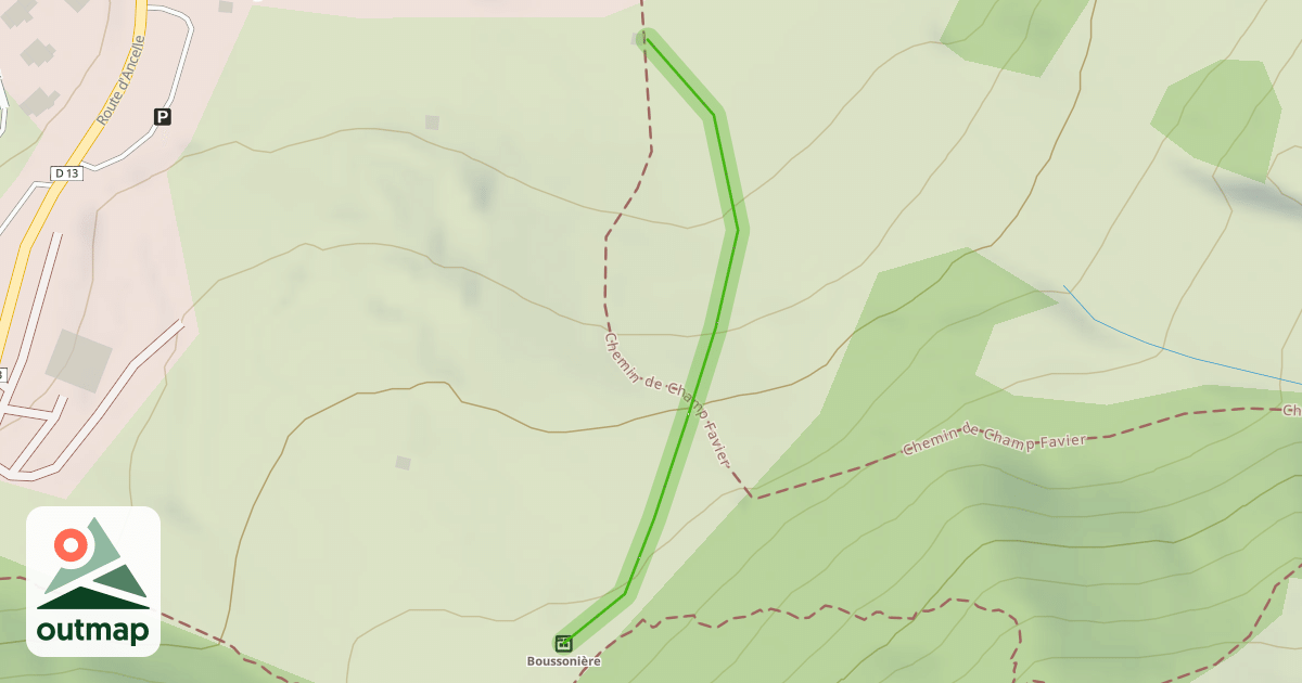 Map of L'Aiglon