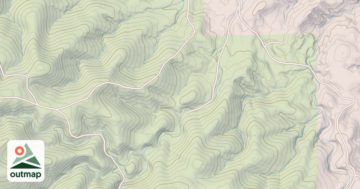 Map of 16049: Temblor Ridge