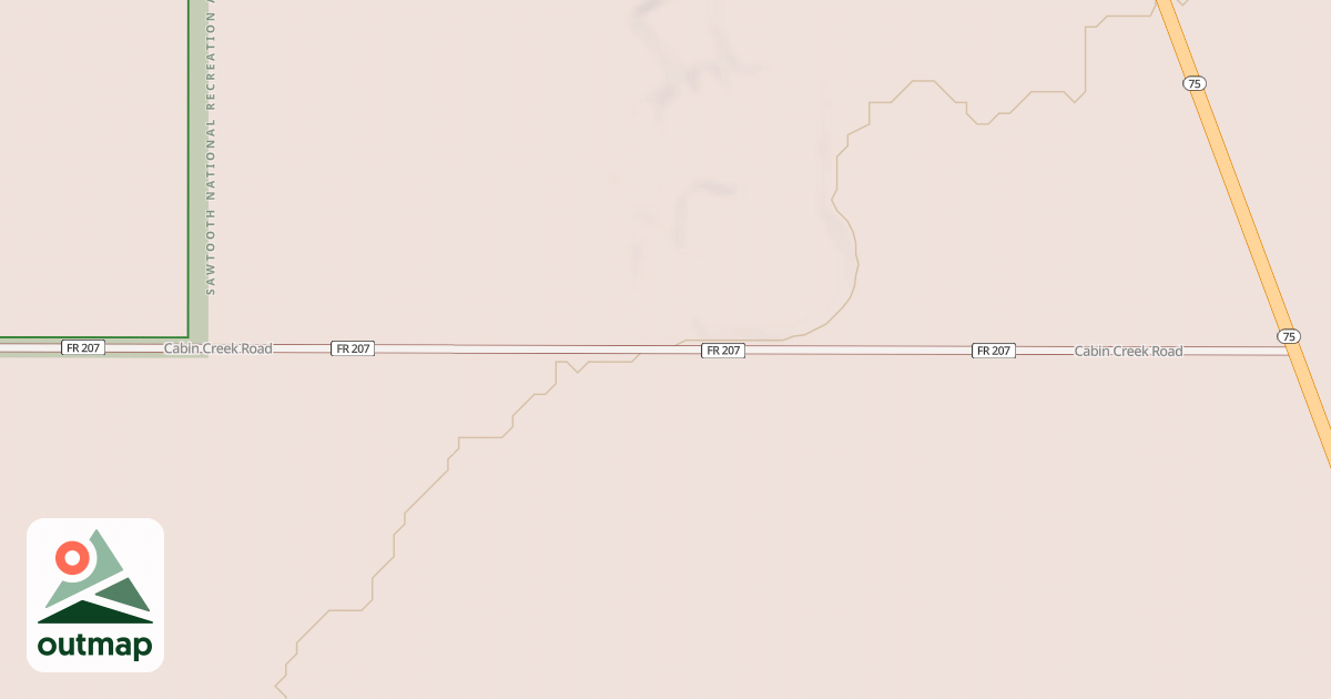 Map of CABIN CR
