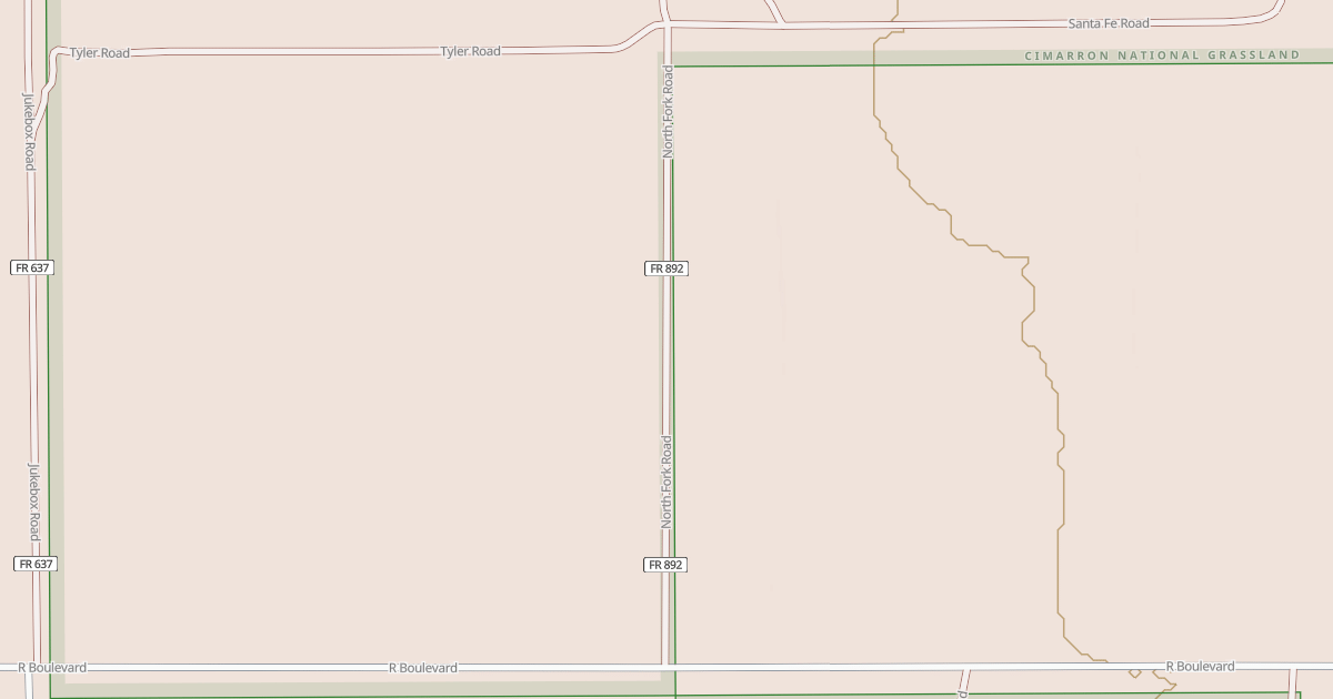 Map preview of NORTH FORK