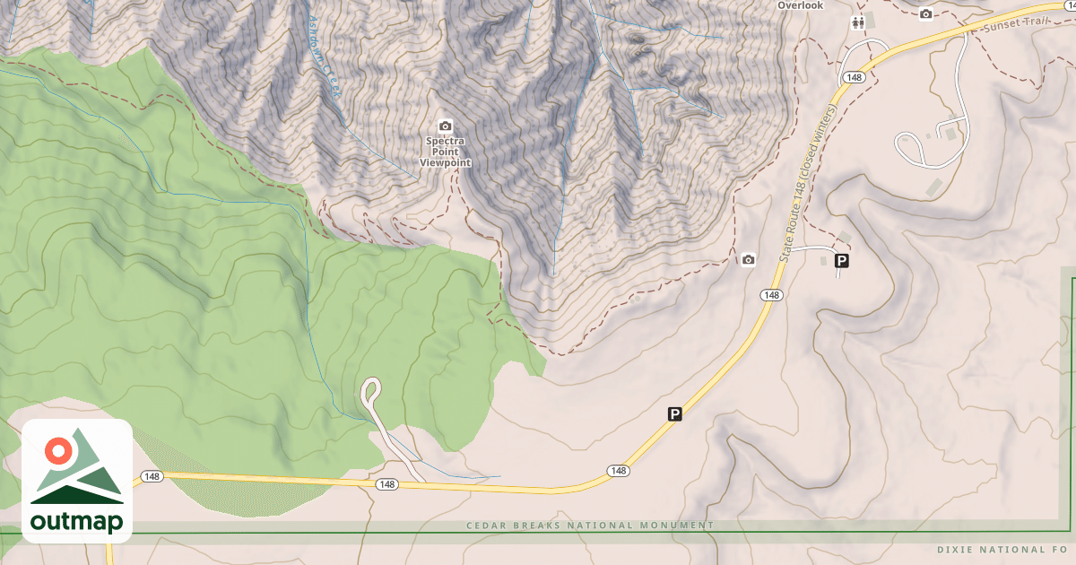 Map of Snowmobile Trail