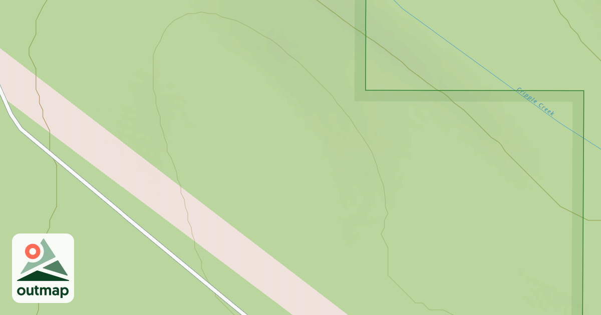 Map of CRIPPLE CREEK E