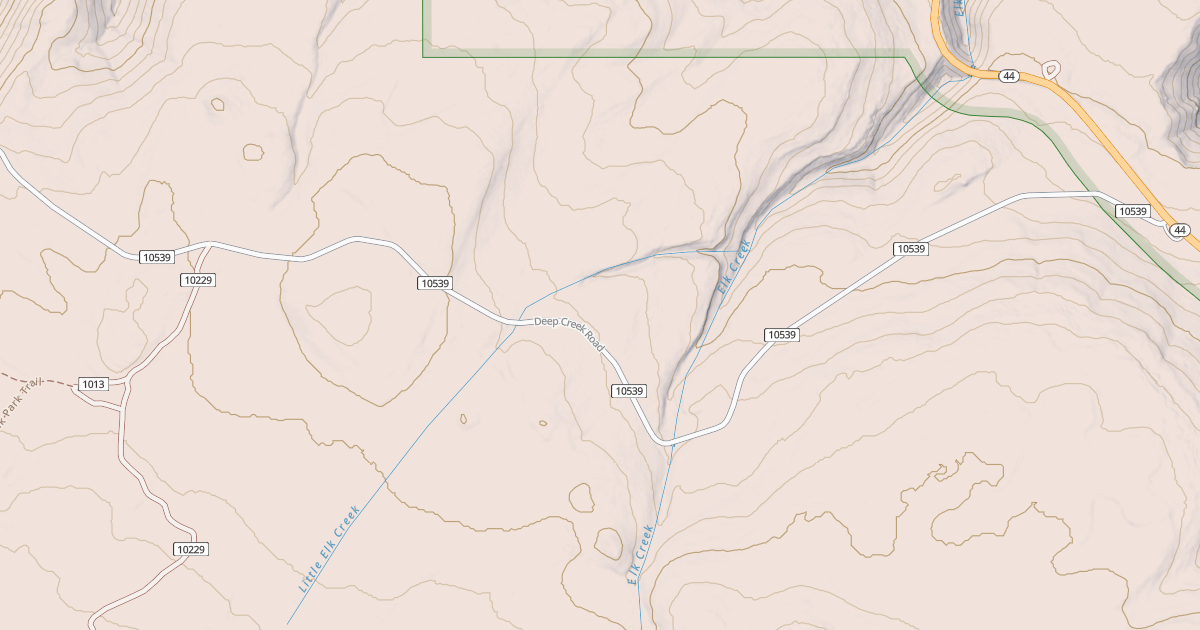Map preview of DEEP CREEK