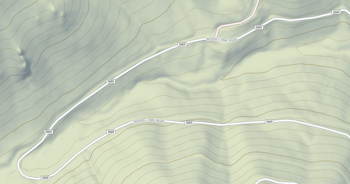 Map preview of (FDR) WOODS CREEK