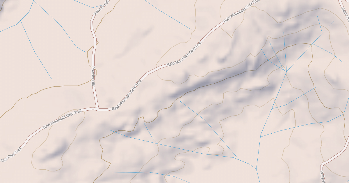 Map preview of BALD MOUNTAIN T15