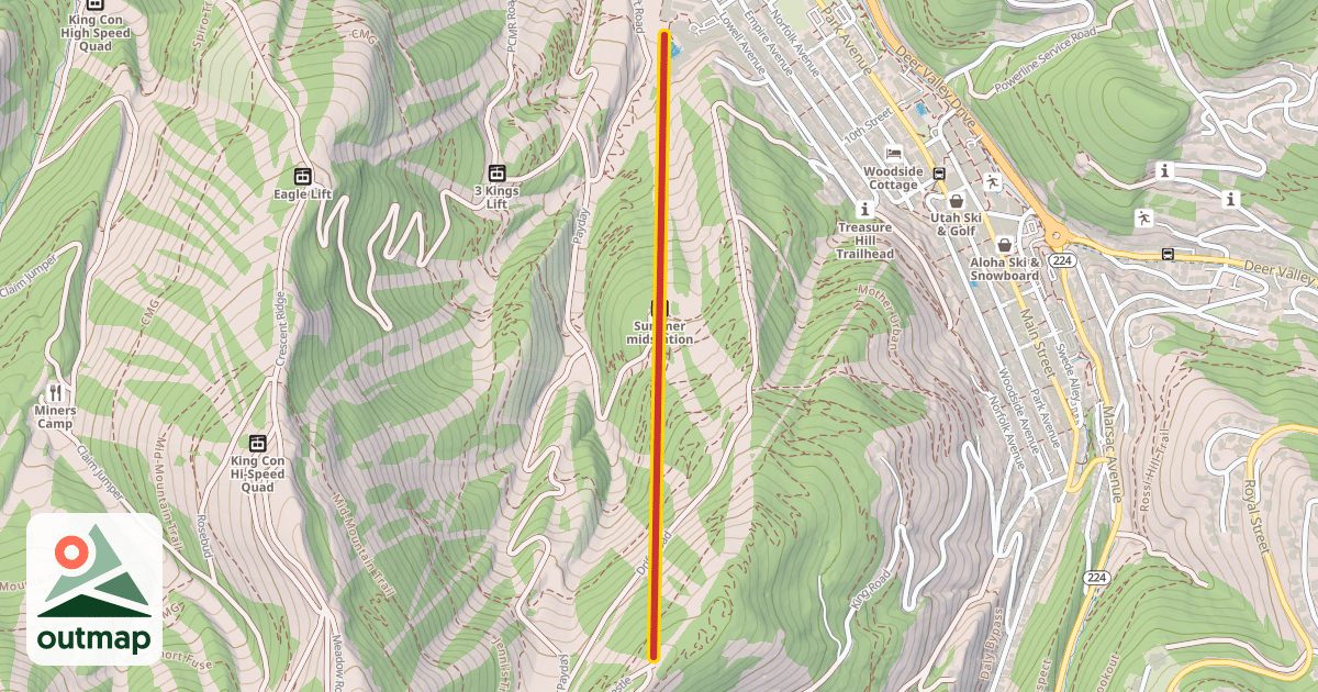 Map of Payday Hi-Speed Six-Pack