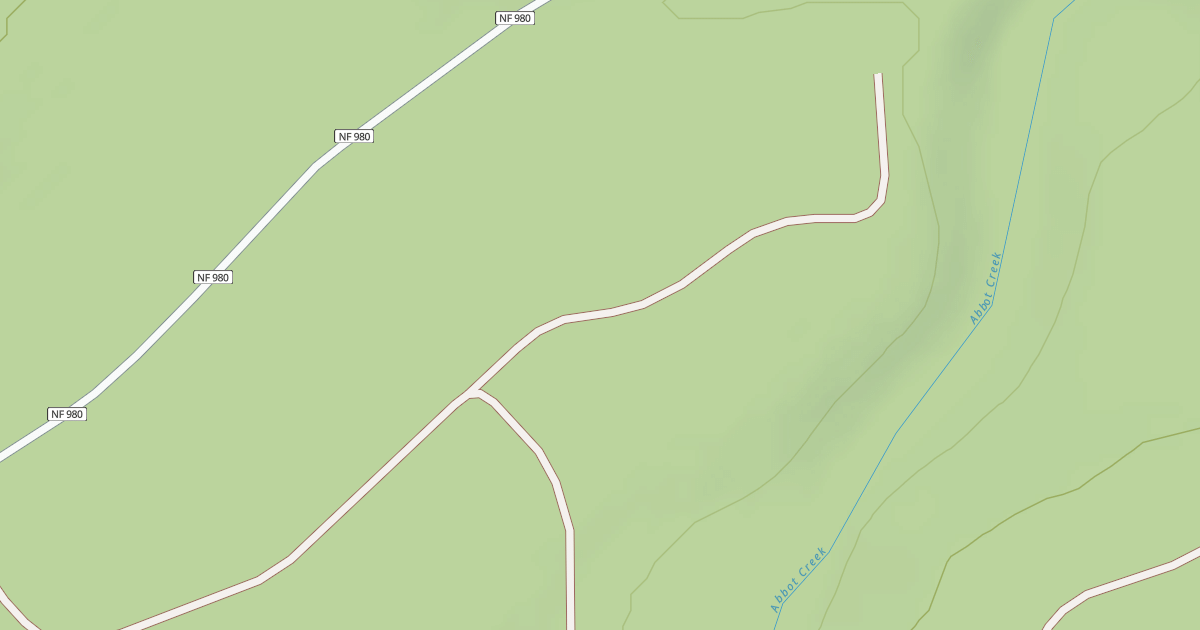 Map preview of USFS Motor Vehicle Use Map Roads {45857566-448E-4956-B956-9F096F8A02AD}