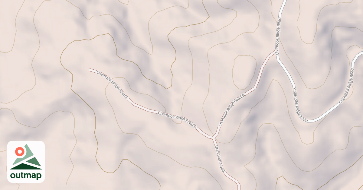 Map of CHAMOOK RIDGE B