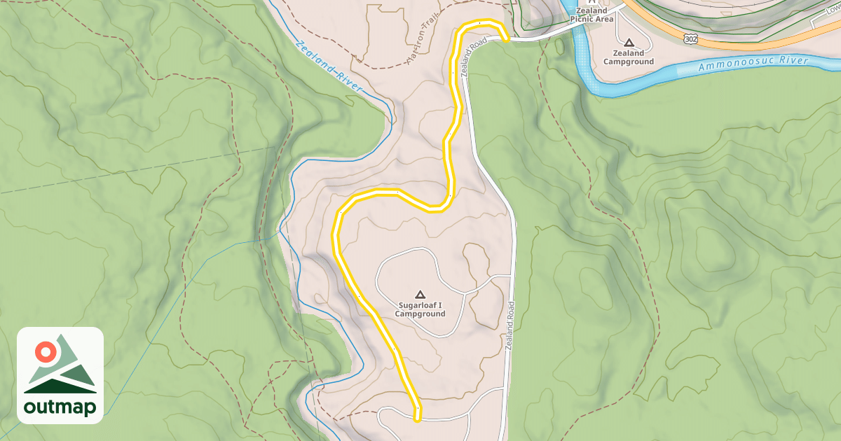 Map of Spruce Goose XC Ski Trail