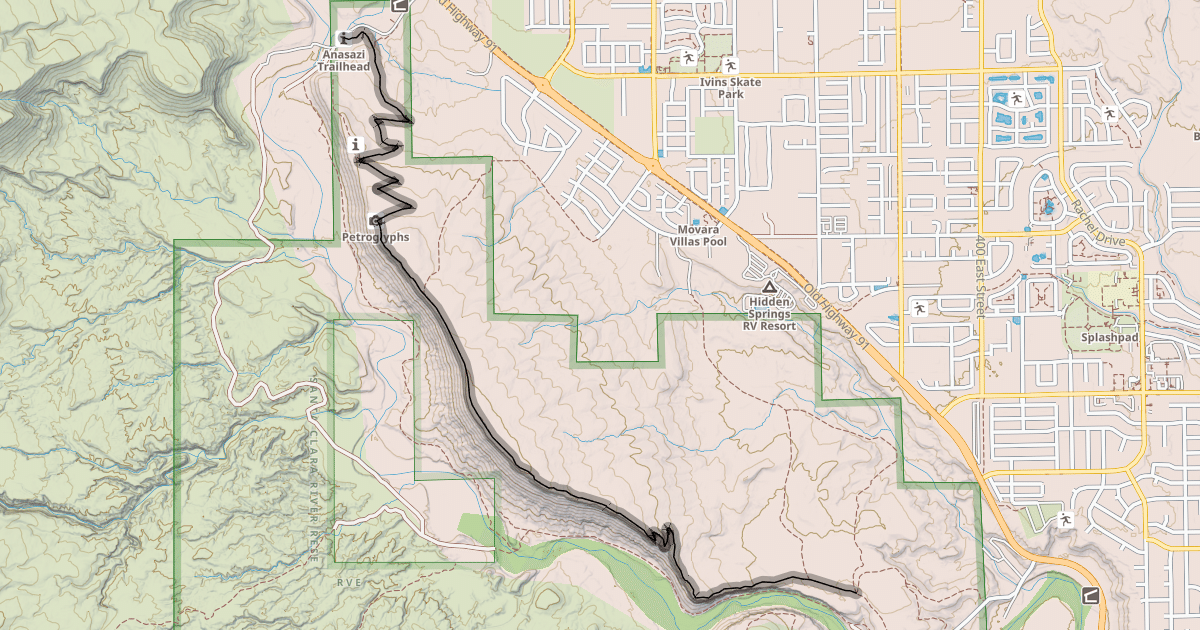 Map preview of Tempi'po'op Trail