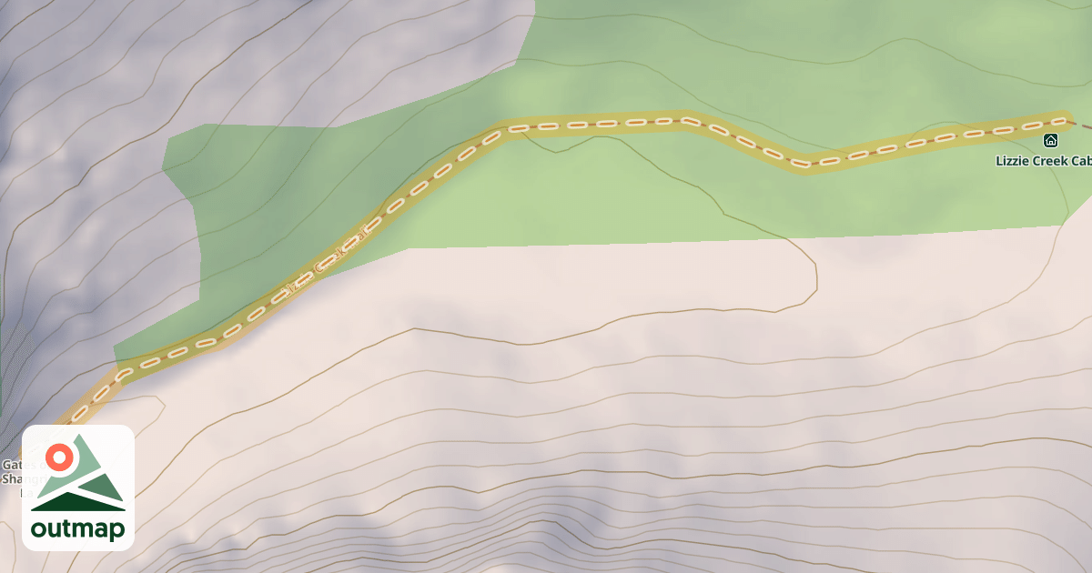 Map of Lizzie Creek Trail