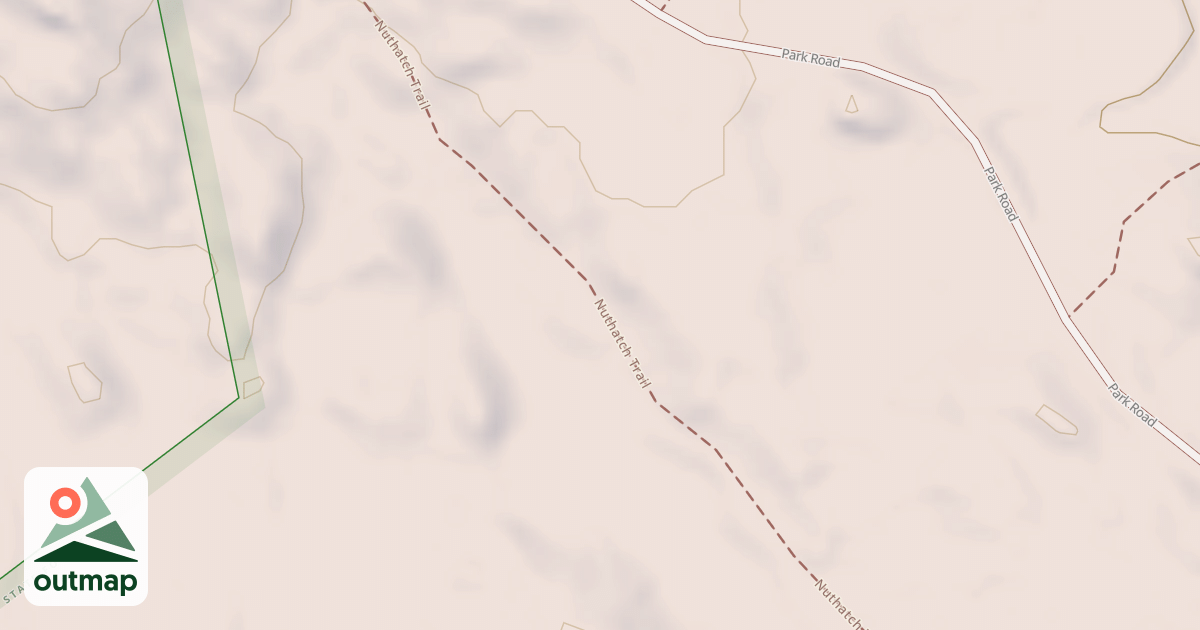 Map of Nuthatch Trail