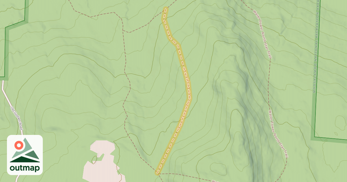 Map of Water Tower Afternoon Delight Trail