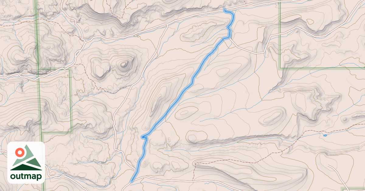 Map of Bonafacio Gulch South
