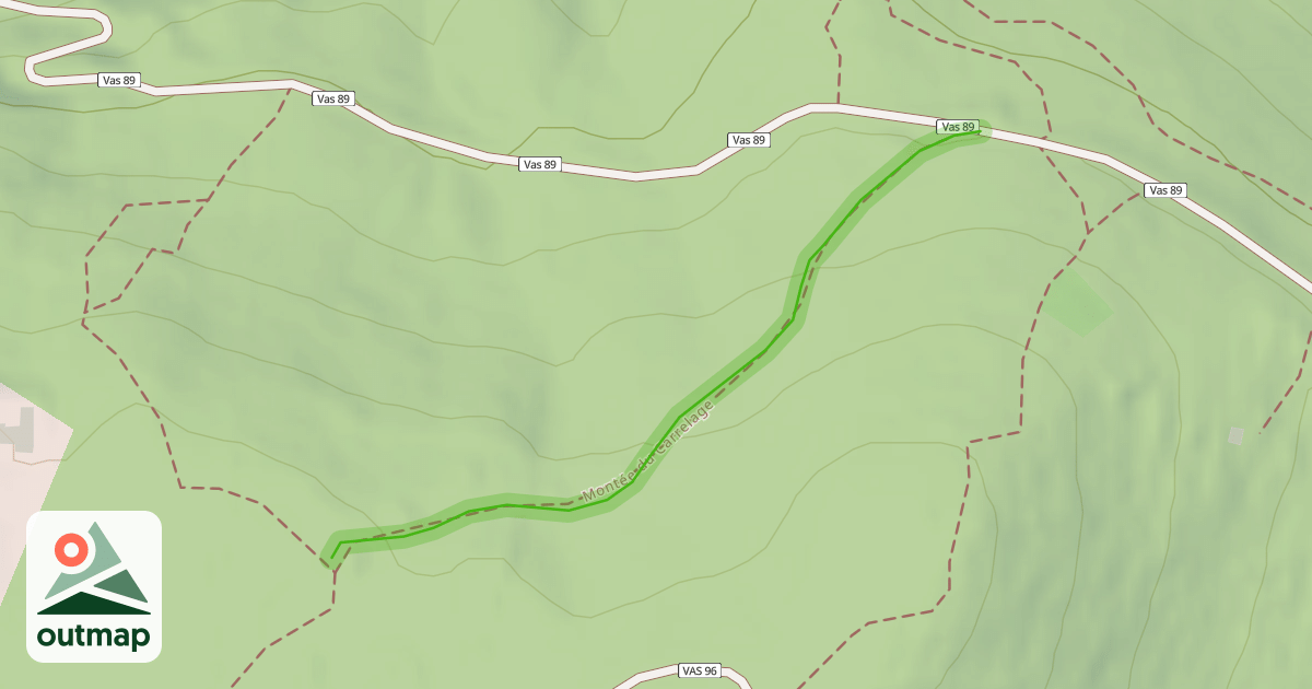 Map of Montée du Carrelage