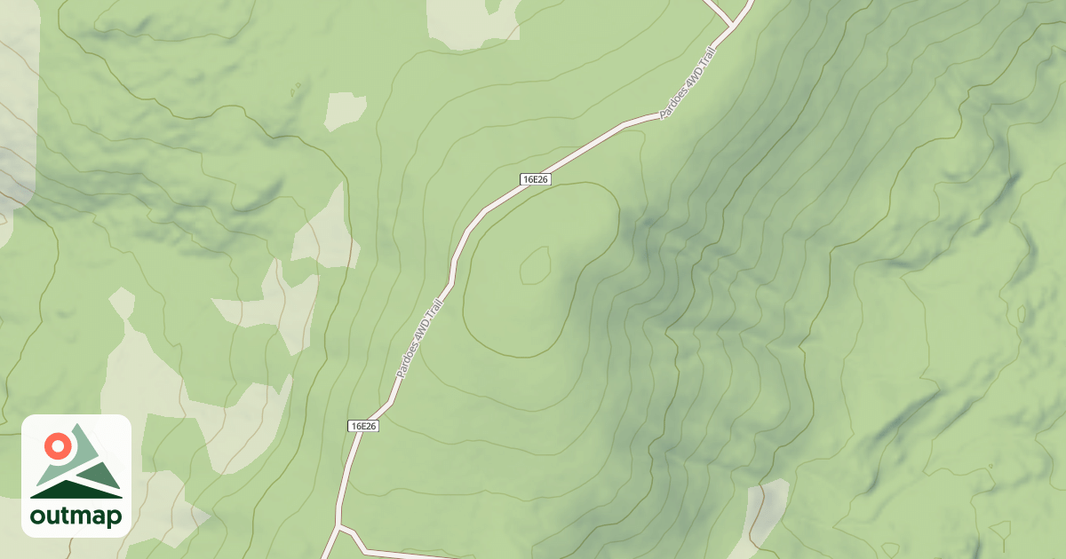 Map of PARDOES 4WD TRAIL