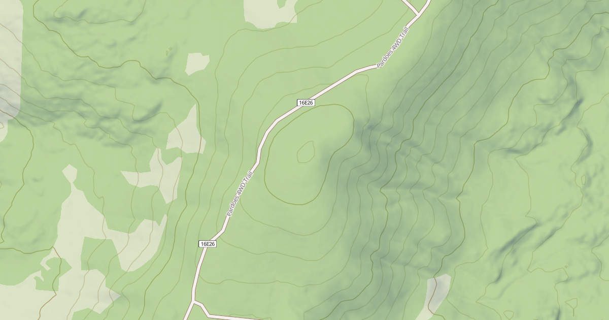 Map preview of PARDOES 4WD TRAIL