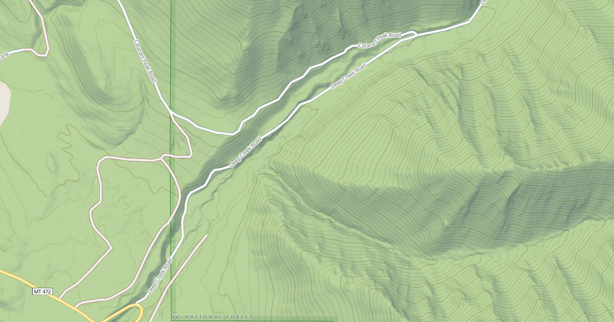 Map preview of DEEP CREEK (T. FALLS)