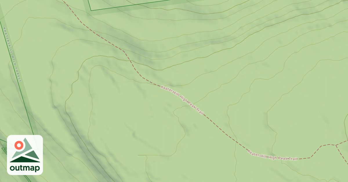 Map of Round Top-High Peak Loop