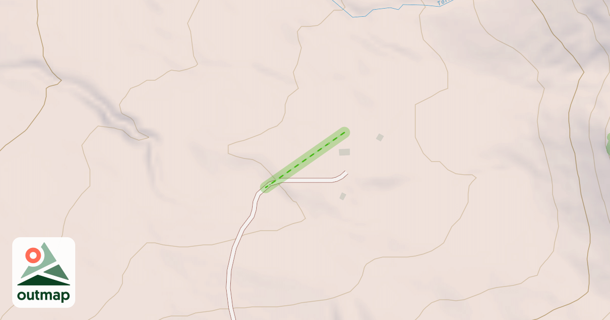 Map of (abandonné) piste