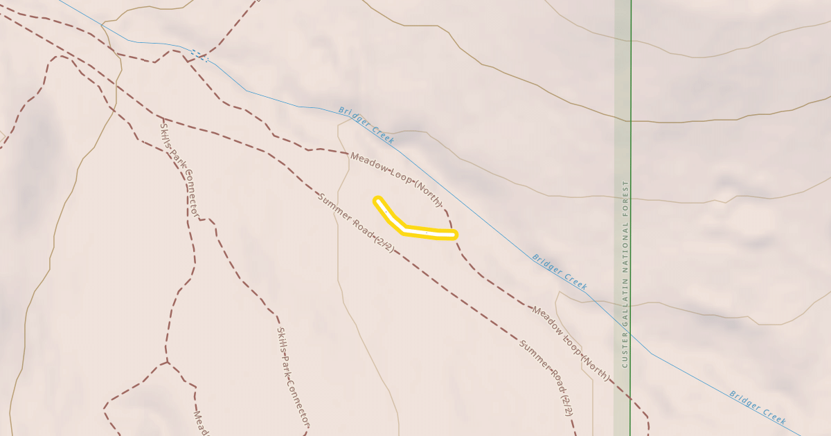 Map preview of Meadow Cut Through