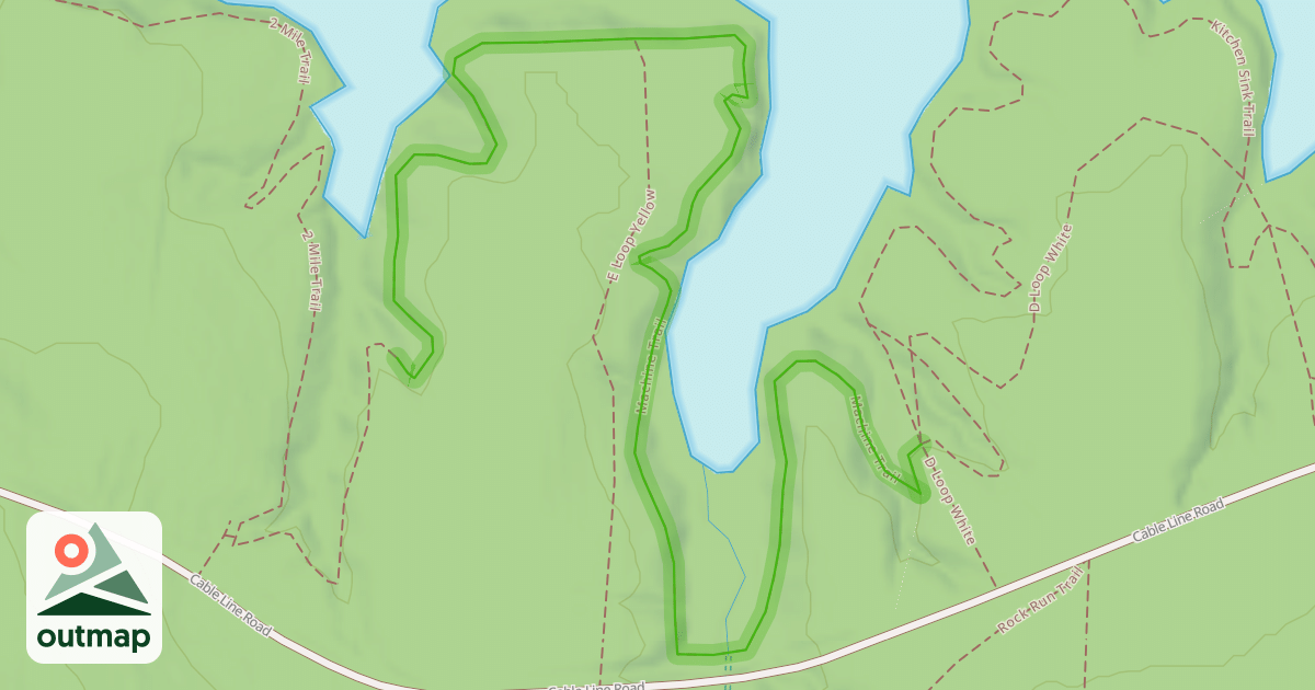 Map of Machine Trail
