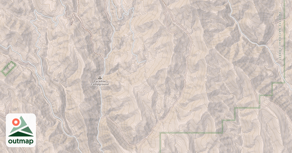 Map of HITT CREEK