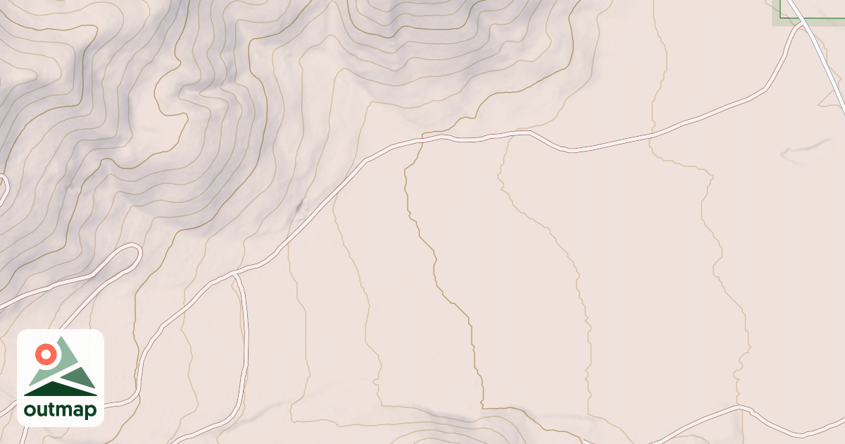 Map of MCGARRY CANYON