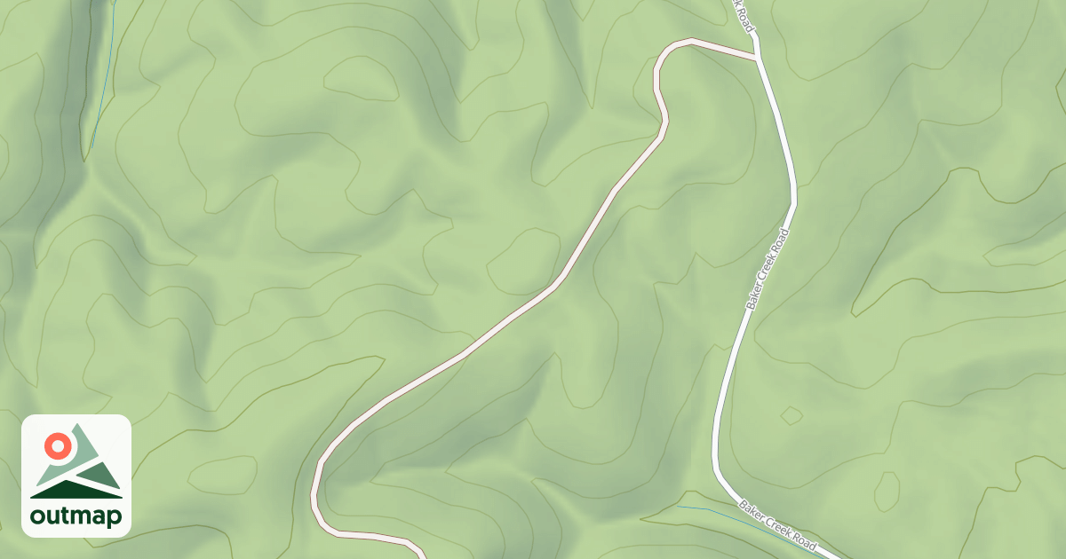 Map of BLUE RIDGE