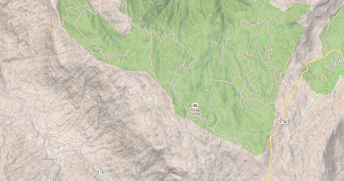Map preview of CHICAGO STUMP