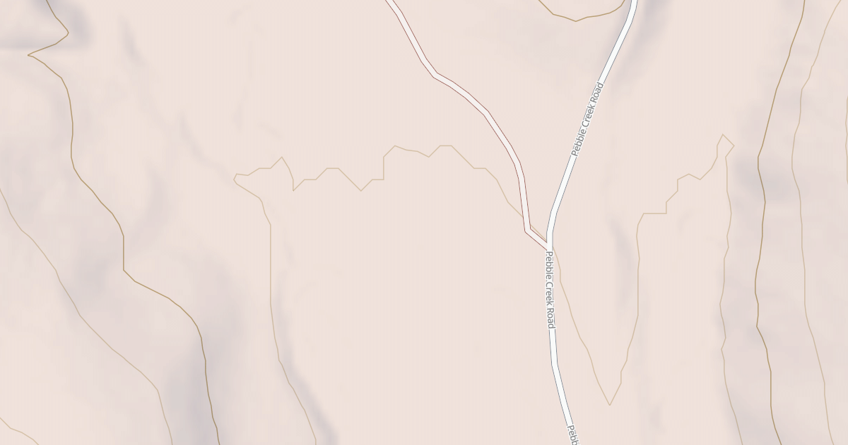 Map preview of PEBBLE FLAT SPUR