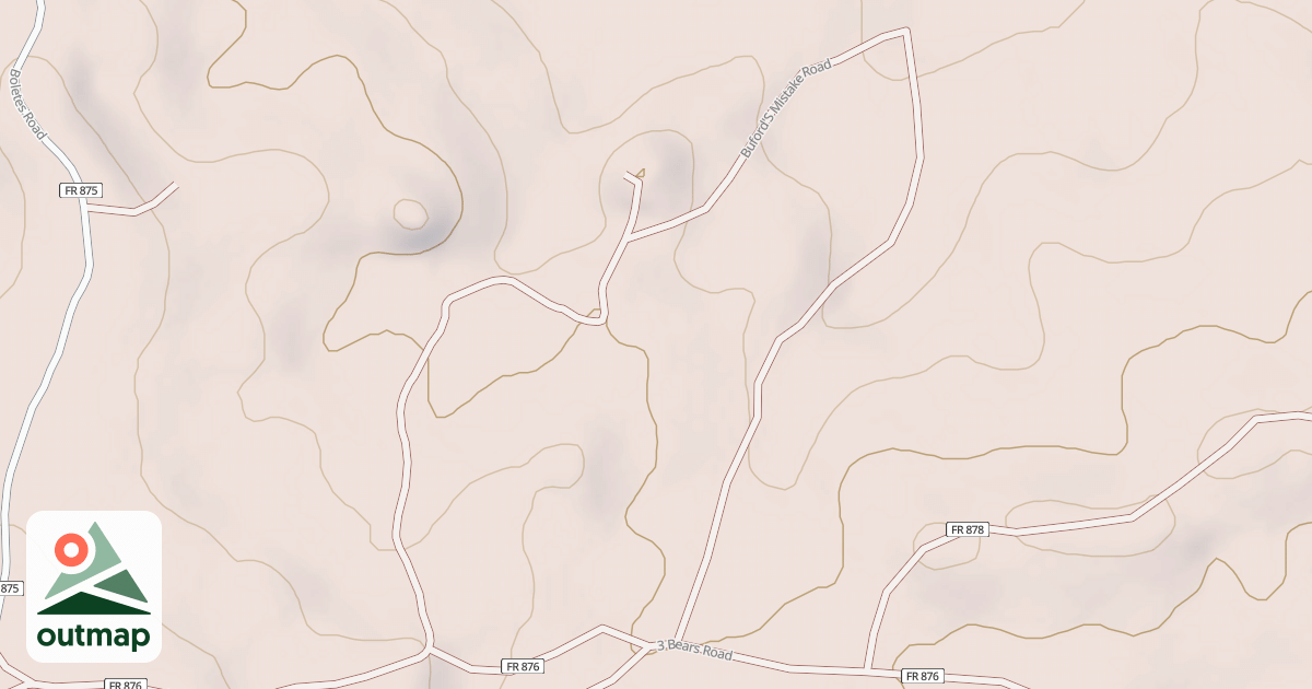 Map of BUFORD'S MISTAKE