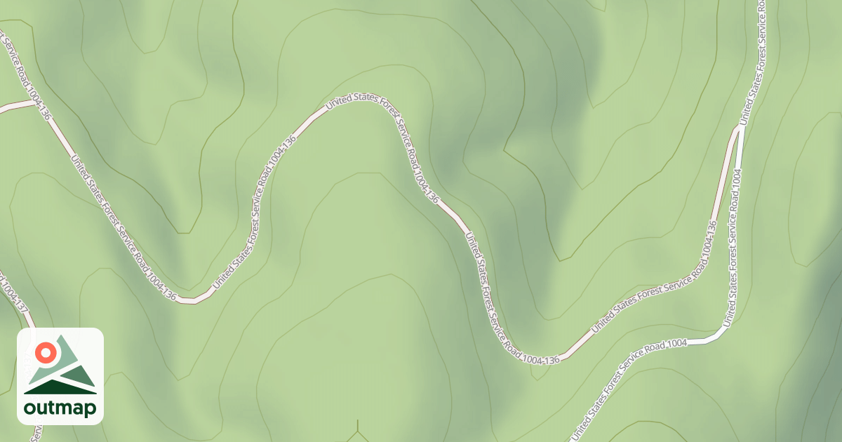 Map of USFS Motor Vehicle Use Map Roads {3A4287CD-402A-4D7C-86F5-978C5E74D475}