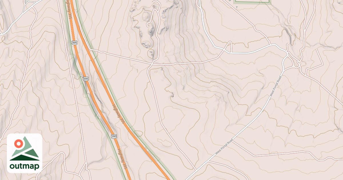 Map of AEOLIAN BUTTE