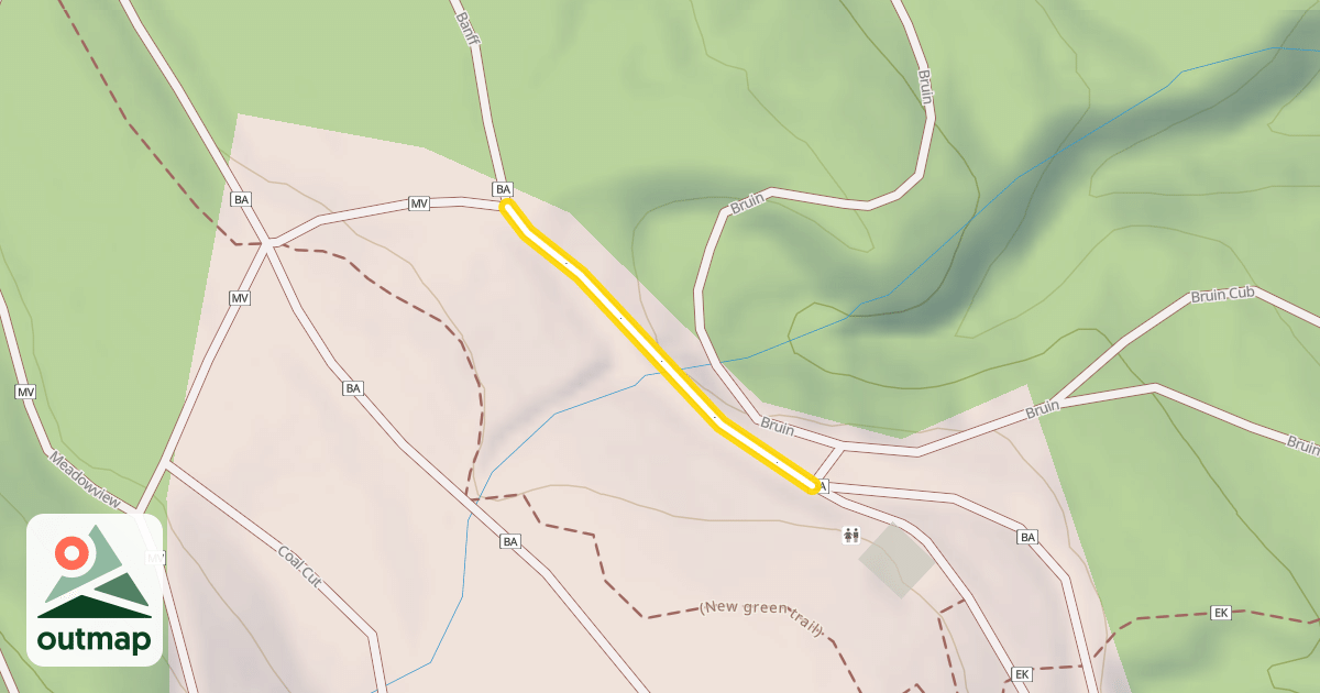 Map of Banff