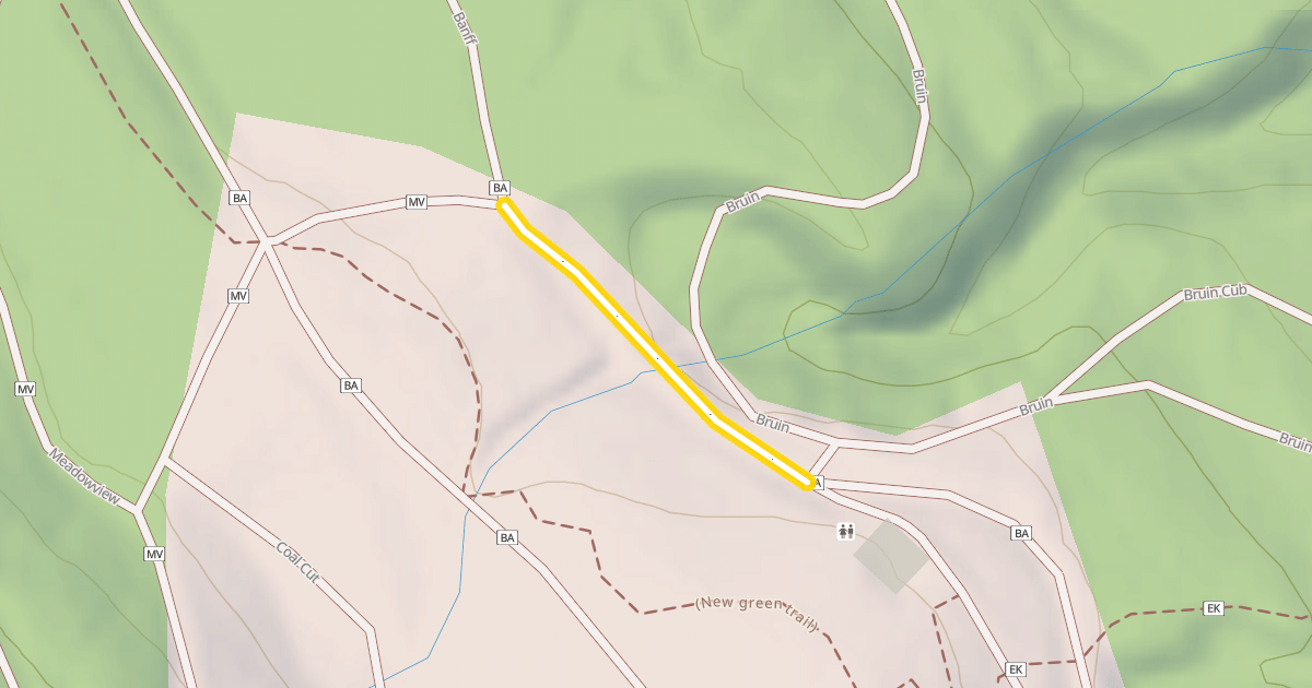 Map preview of Banff