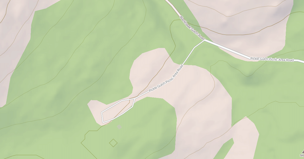 Map preview of PICKLE GULCH PICNIC AREA