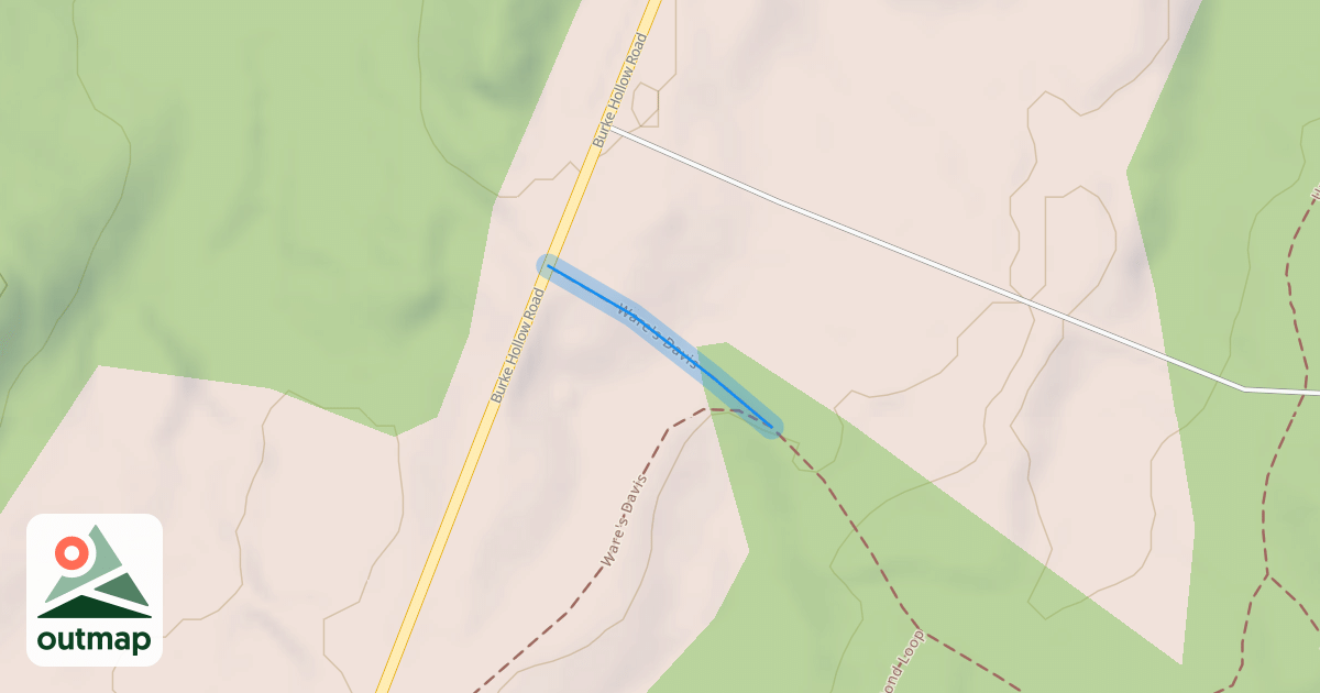 Map of Ware's Davis